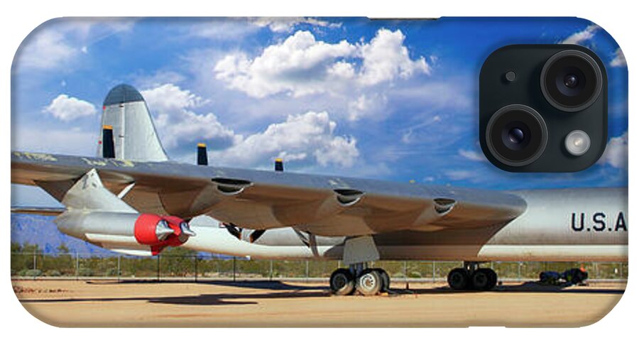 1955 iPhone Case featuring the photograph Convair B36 SAC Bomber #2 by Chris Smith