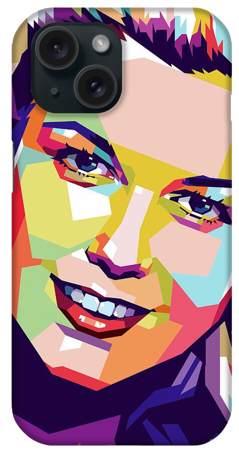 Doris Day iPhone Case featuring the mixed media Doris Day #2 by Movie World Posters