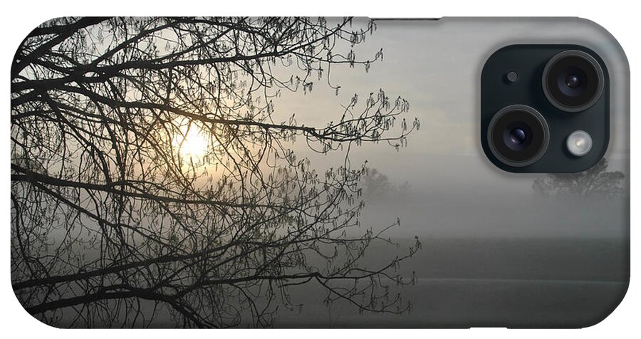 Eerie iPhone Case featuring the photograph Foggy Morning #2 by Vallee Johnson