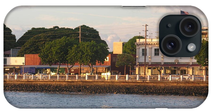 Front Street Lahaina iPhone Case featuring the photograph Front Street Lahaina #3 by Robert Lozen