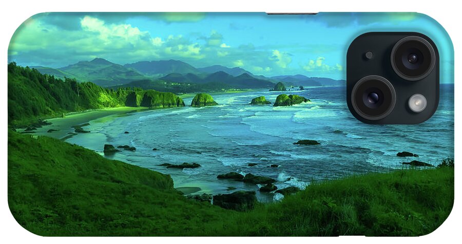 Oregon iPhone Case featuring the photograph Oregon beach #3 by Jeff Swan