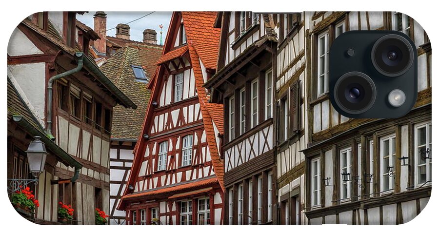 France iPhone Case featuring the photograph Petite France houses, Strasbourg #2 by Elenarts - Elena Duvernay photo