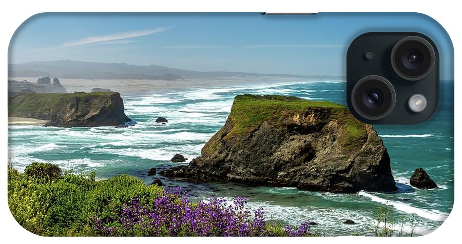 California iPhone Case featuring the photograph Sea Stacks and Surf #2 by Harold Rau