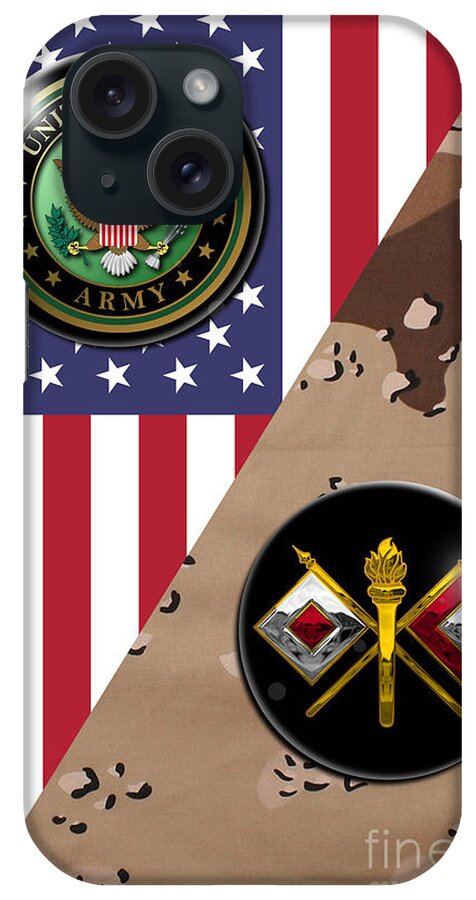 Us iPhone Case featuring the digital art Signal Corps #2 by Bill Richards