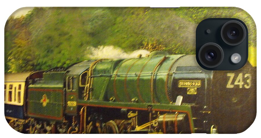 Steam Train iPhone Case featuring the painting Steam Train #2 by HH Palliser