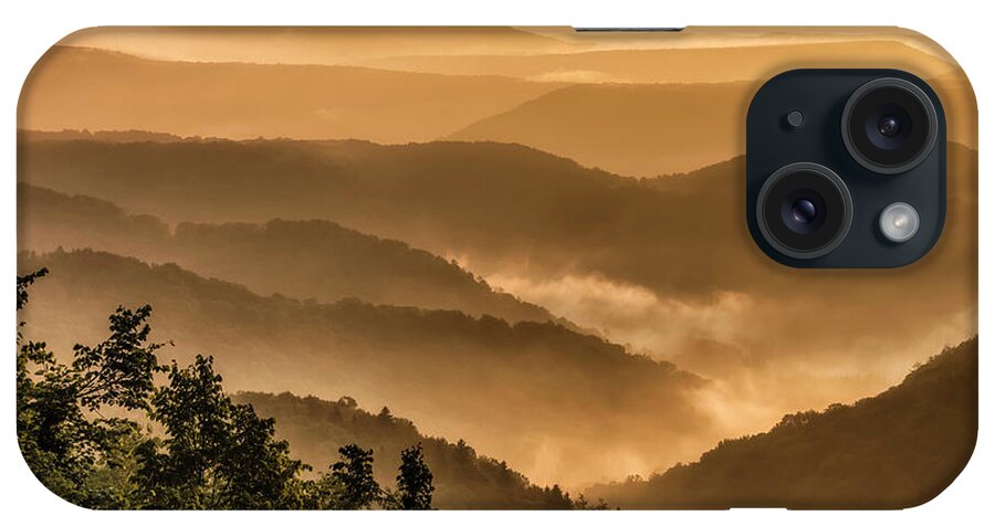 Sunrise iPhone Case featuring the photograph Sunrise Highland Scenic Highway #2 by Thomas R Fletcher