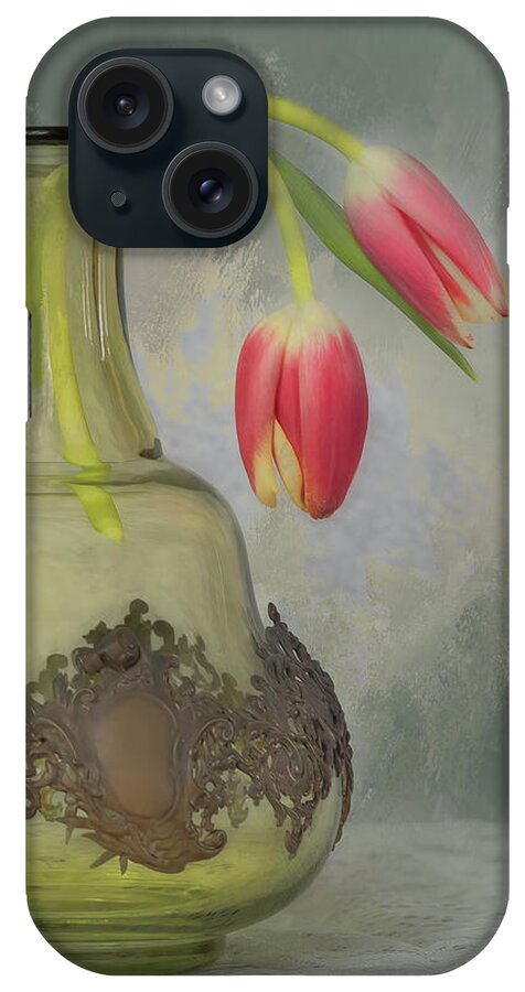 Tulips iPhone Case featuring the photograph Two Tulips #2 by Sylvia Goldkranz