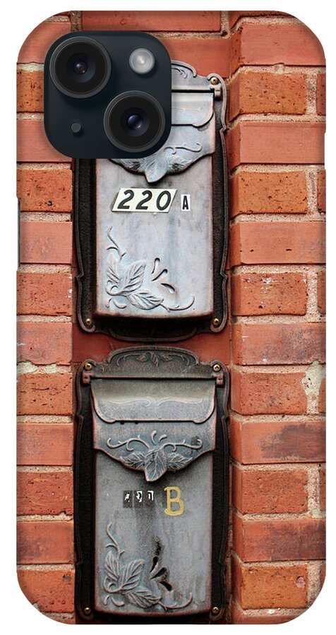 Mail iPhone Case featuring the photograph 220 Vintage Mailboxes by Cynthia Guinn