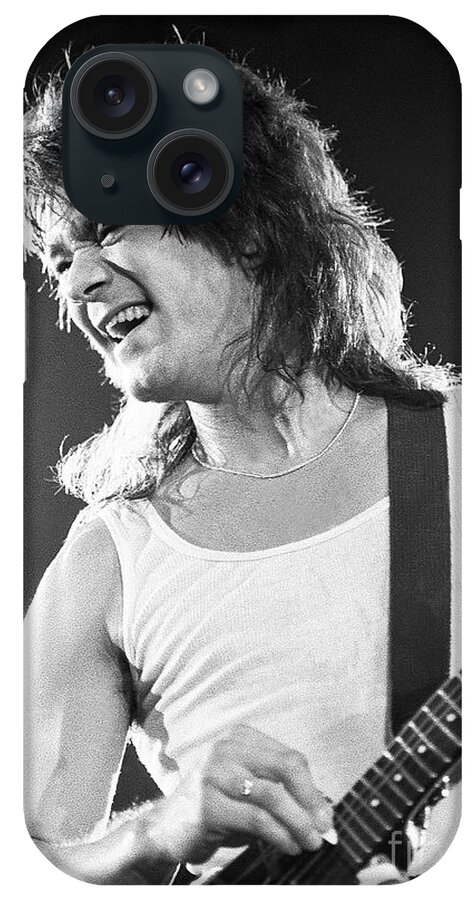 Musician iPhone Case featuring the photograph Eddie Van Halen #24 by Concert Photos