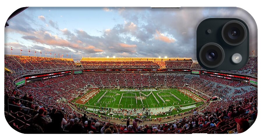 Gameday iPhone Case featuring the photograph Bama Spell Out Bryant-Denny Stadium #3 by Kenny Glover