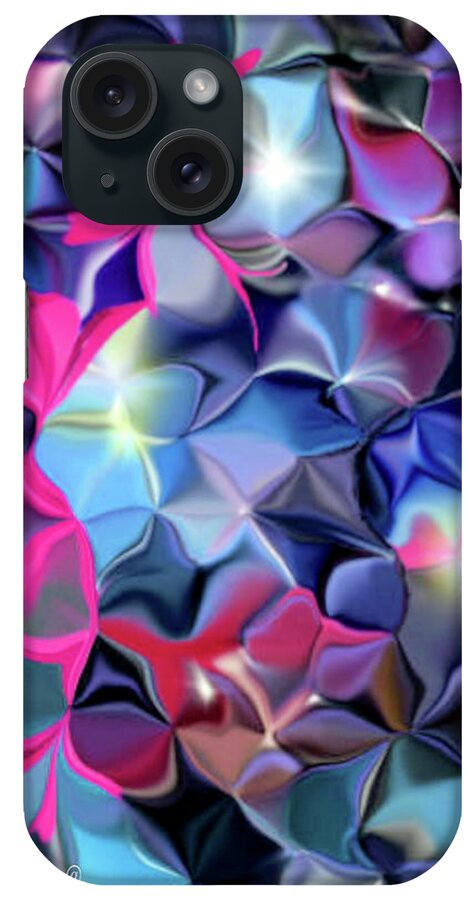 Darks iPhone Case featuring the digital art Digital Design by Loxi Sibley #3 by Loxi Sibley