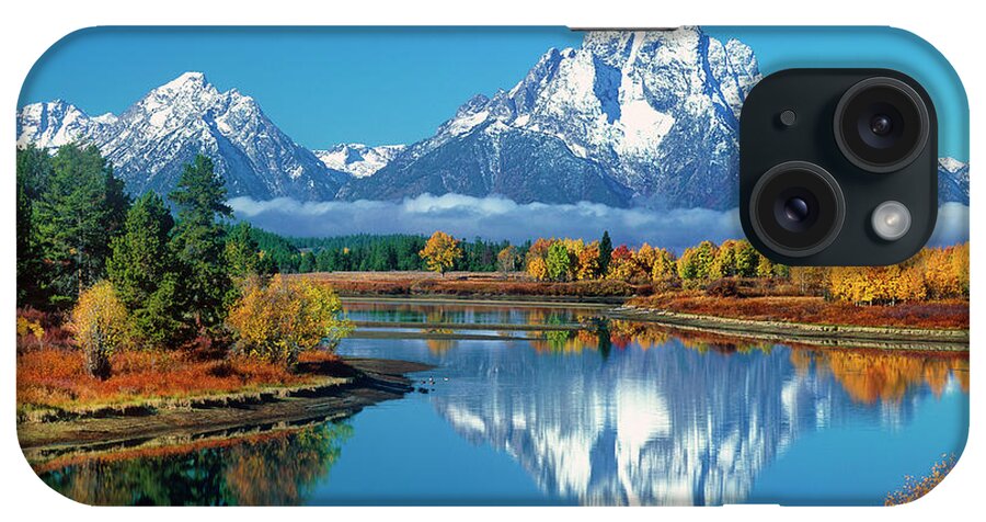 Dave Welling iPhone Case featuring the photograph Fall Oxbow Bend Grand Tetons National Park Wyoming #3 by Dave Welling
