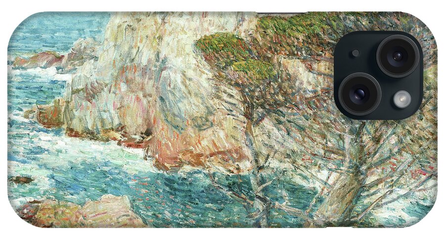 Impressionism iPhone Case featuring the painting Point Lobos Carmel by Childe Hassam