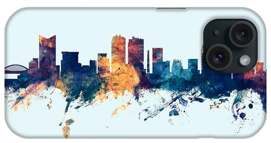Fort Worth iPhone Case featuring the photograph Fort Worth Texas Skyline #32 by Michael Tompsett