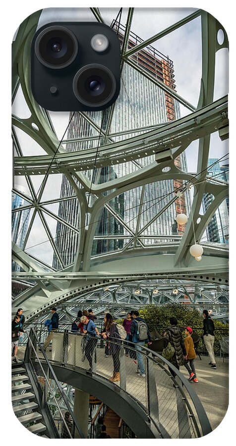 Architecture iPhone Case featuring the photograph Amazon Spheres #36 by Tommy Farnsworth