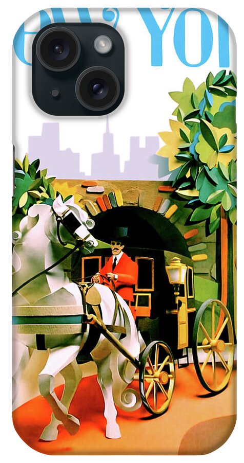 New York iPhone Case featuring the digital art New York #4 by Long Shot