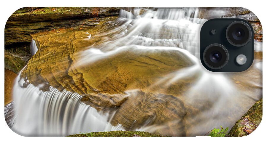 Waterfalls iPhone Case featuring the photograph Creation Falls II by Ed Newell
