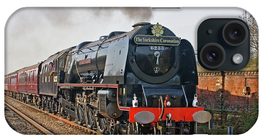 Steam iPhone Case featuring the photograph 6233 Duchess Of Sutherland by David Birchall