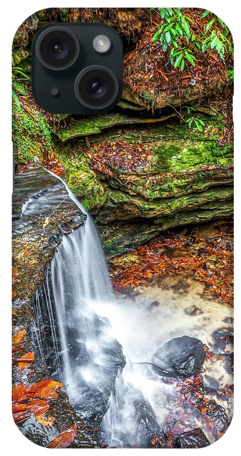 Kentucky iPhone Case featuring the photograph Upper Bell Falls II by Ed Newell