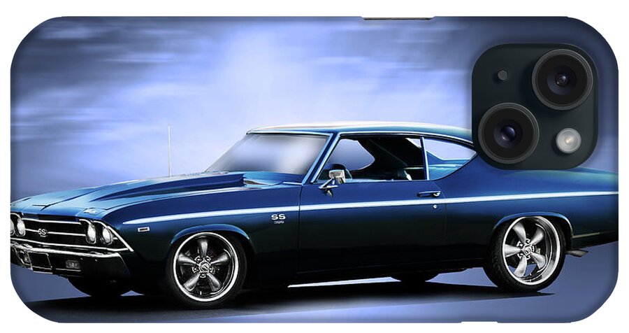 1969 Chevelle Ss396 iPhone Case featuring the photograph 1969 Chevrolet Chevelle SS396 #7 by Dave Koontz