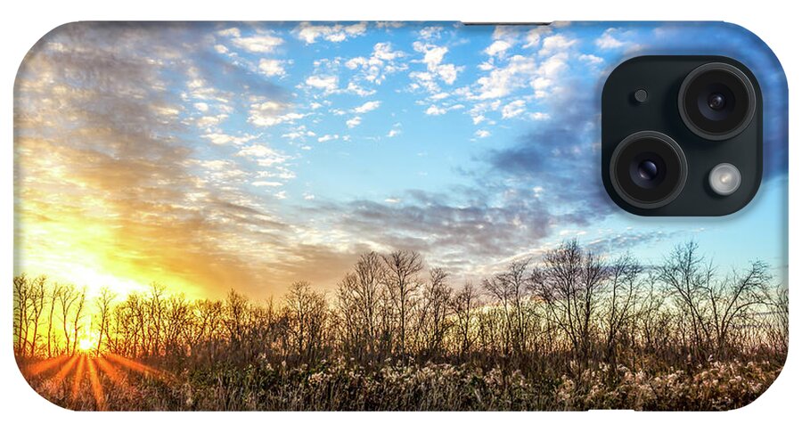 Sunset iPhone Case featuring the photograph Winter Sunset by Ed Newell