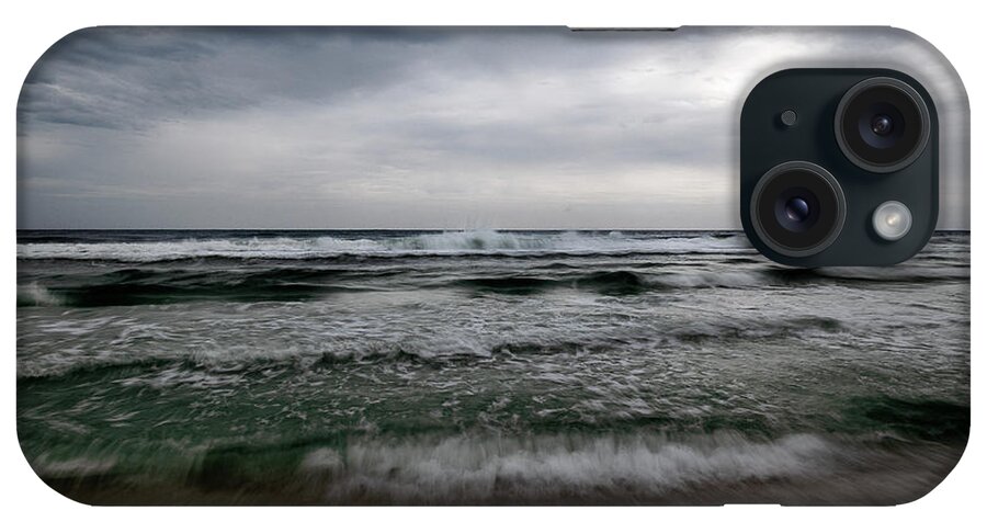 Sea iPhone Case featuring the photograph A Brewing Storm by Trevor Parker