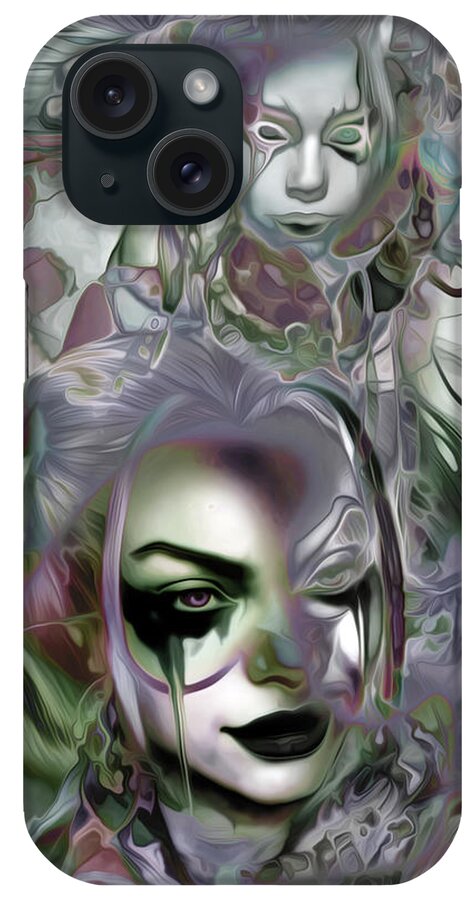 Visionary iPhone Case featuring the digital art A Caring Touch by Jeff Malderez