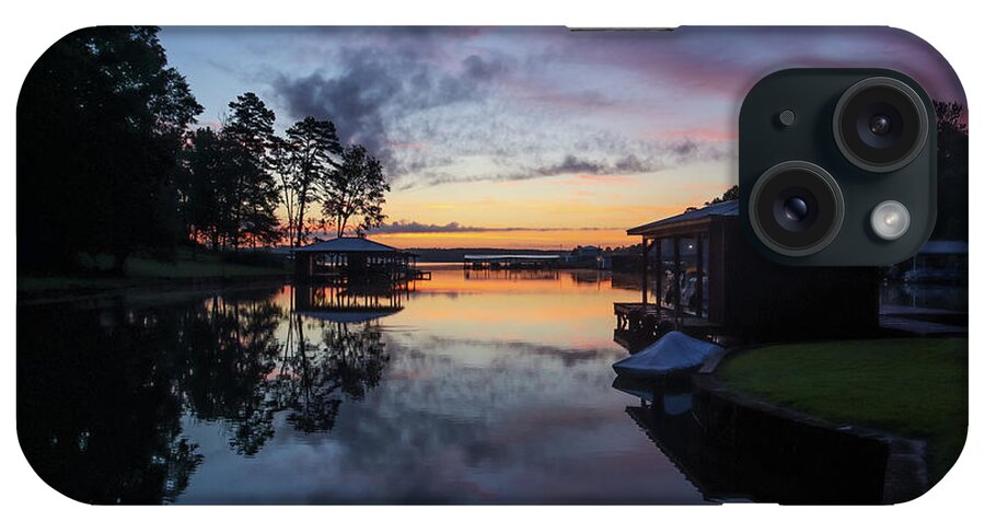 Lake iPhone Case featuring the photograph A Catching Colors Cove by Ed Williams