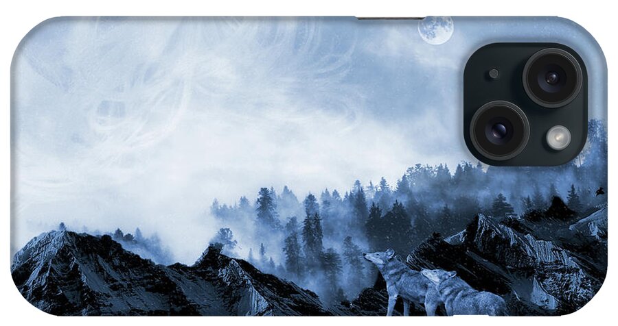 Foggy iPhone Case featuring the photograph A Cold North Wind by Diane Schuster