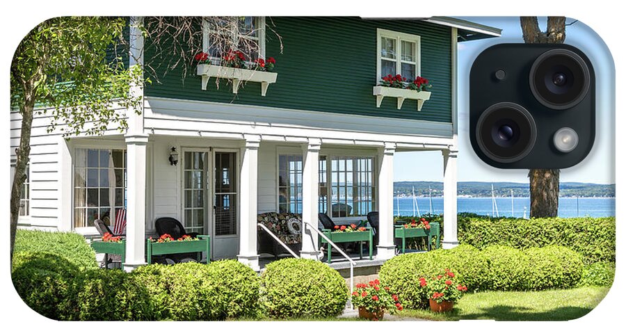 Bay View iPhone Case featuring the photograph A Cottage on the Bay by Robert Carter