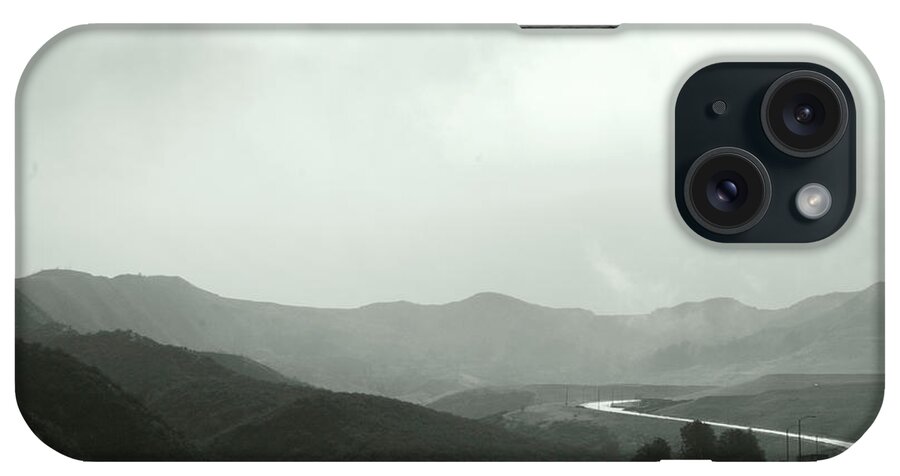 Mountains iPhone Case featuring the photograph A Distant Road by Kathleen Grace