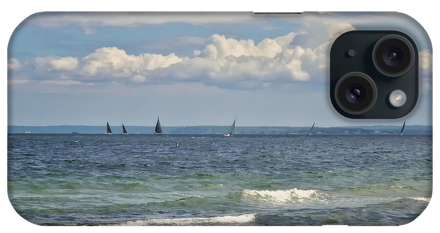 Saling iPhone Case featuring the photograph A Great Day For A Sail by Lois Bryan