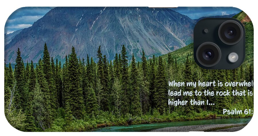 Alaska iPhone Case featuring the photograph A Higher Rock by Marcy Wielfaert