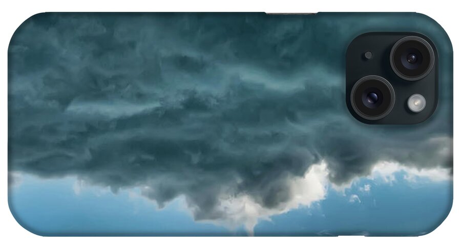Cloud iPhone Case featuring the photograph A Lot Of Anger Meets A Little Joy by Gary Slawsky