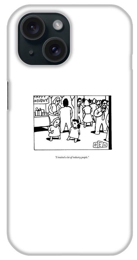 A Lot Of Industry People iPhone Case