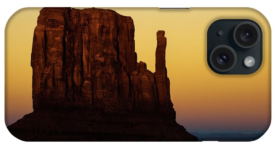 America iPhone Case featuring the photograph A Monument of Stone - Monument Valley Tribal Park by Gregory Ballos