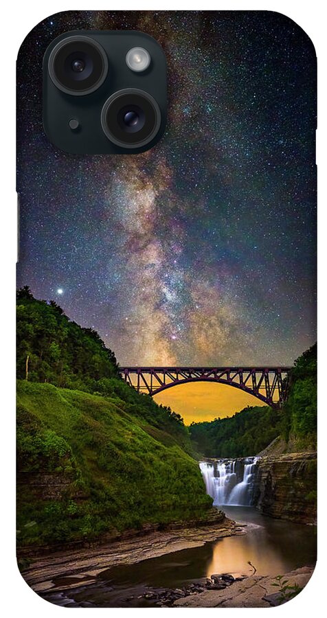 Letchworth State Park iPhone Case featuring the photograph A Nice Night At Letchworth by Mark Papke