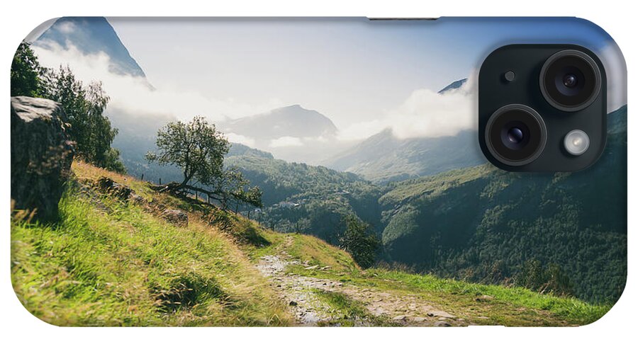 Mountain iPhone Case featuring the photograph A Path Among The Mountains by Nicklas Gustafsson