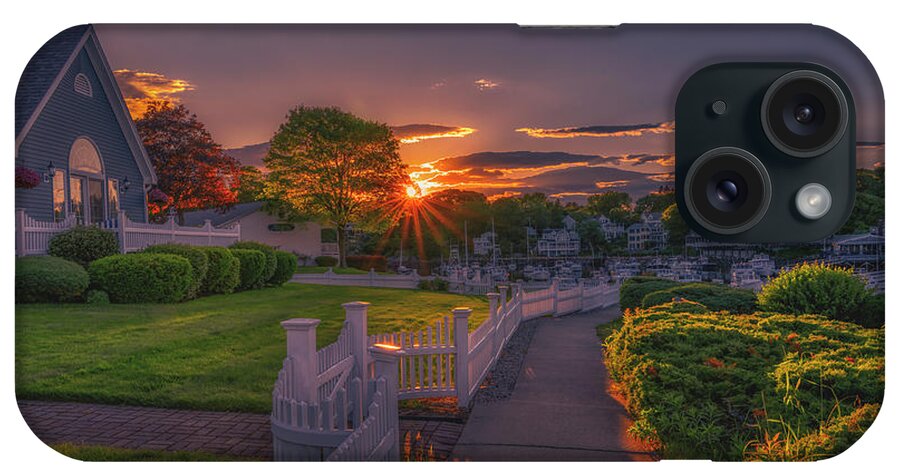Perkins Cove iPhone Case featuring the photograph A Perkins Cove Sunset by Penny Polakoff