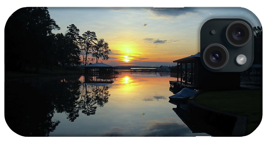 Lake iPhone Case featuring the photograph A Sky Faced Sunrise by Ed Williams