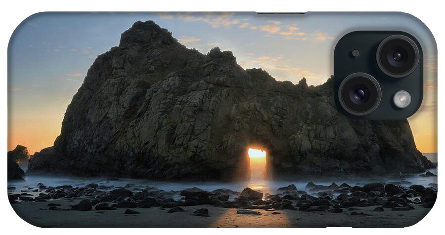 Big Sur iPhone Case featuring the photograph A Special Kind of Glow by Laurie Search