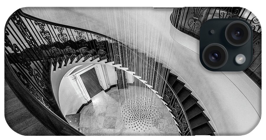 Cheekwood iPhone Case featuring the photograph A Spiral Staircase at The Cheekwood Estate and Gardens Nashville Tennessee by Dave Morgan