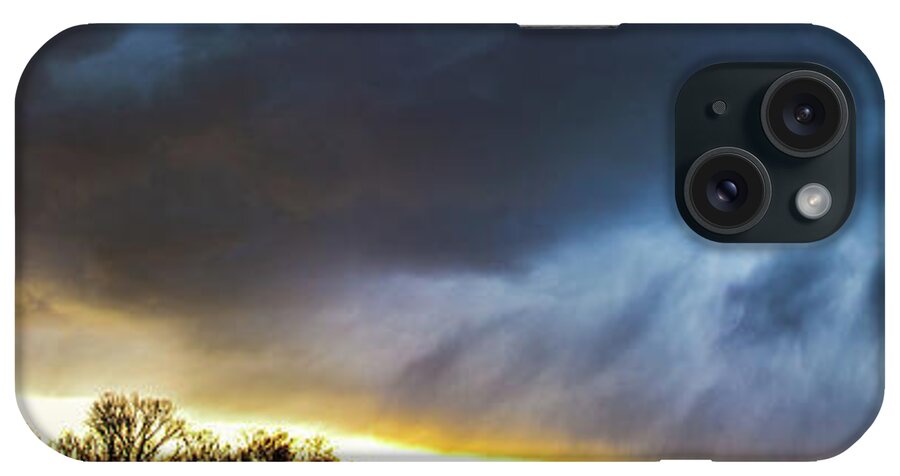 Nebraskasc iPhone Case featuring the photograph A Taste of the First Storms in South Central Nebraska 008 by NebraskaSC