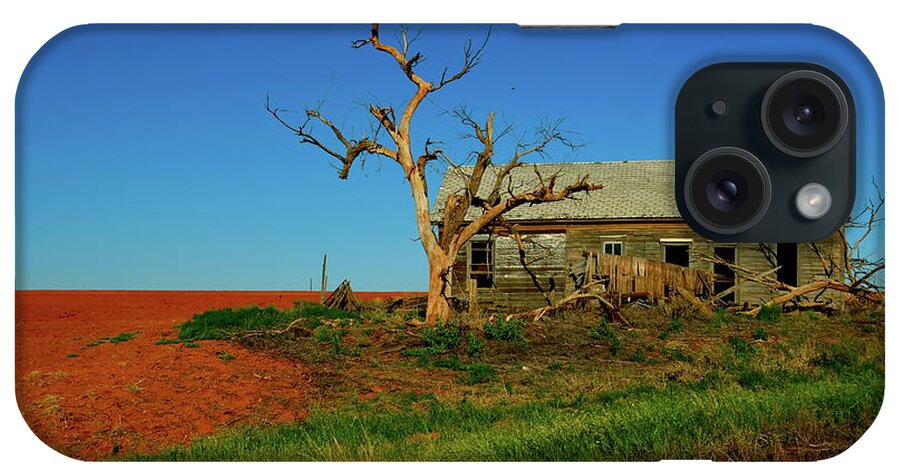 Abandoned iPhone Case featuring the photograph Abandoned on Red Dirt by Diana Mary Sharpton