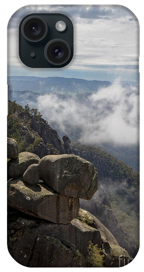 Mountain iPhone Case featuring the photograph Above the Clouds by Linda Lees