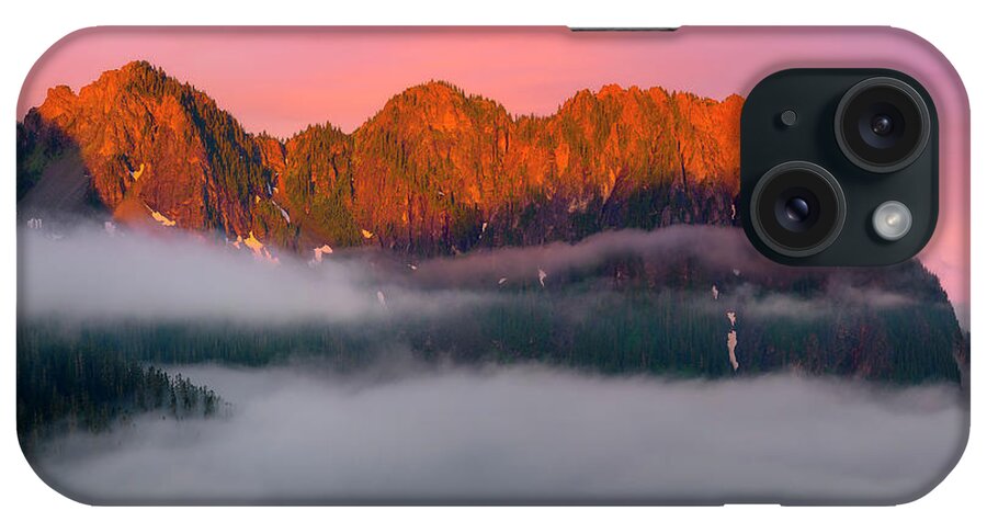 Tatoosh iPhone Case featuring the photograph Above the Clouds by Ryan Manuel