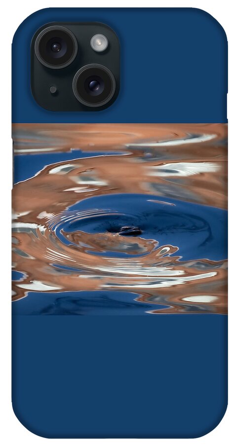 Water iPhone Case featuring the photograph Abstract Bullseye by Linda Bonaccorsi