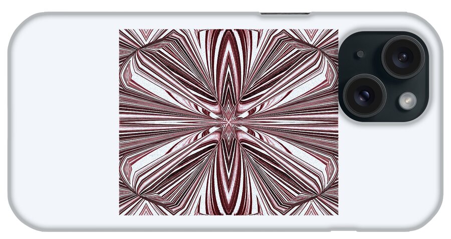 Abstract iPhone Case featuring the digital art Abstract Decor 17 by Will Borden