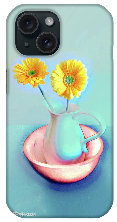 Abstract Art iPhone Case featuring the digital art Abstract Floral Art 277 by Miss Pet Sitter