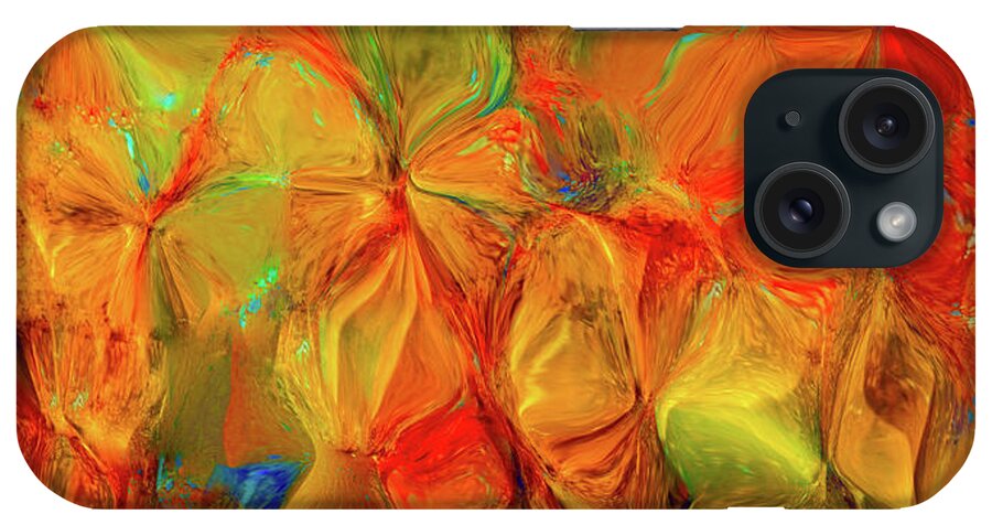 A-fine-art iPhone Case featuring the painting Beau jardin d'amour by Catalina Walker